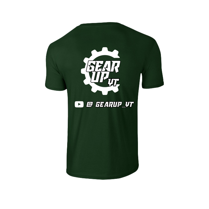 gear t shirts Supporter T-Shirts- Logo Black & White – GearUp YT